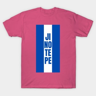 Jinotepe City in Nicaraguan Flag Colors Vertical T-Shirt